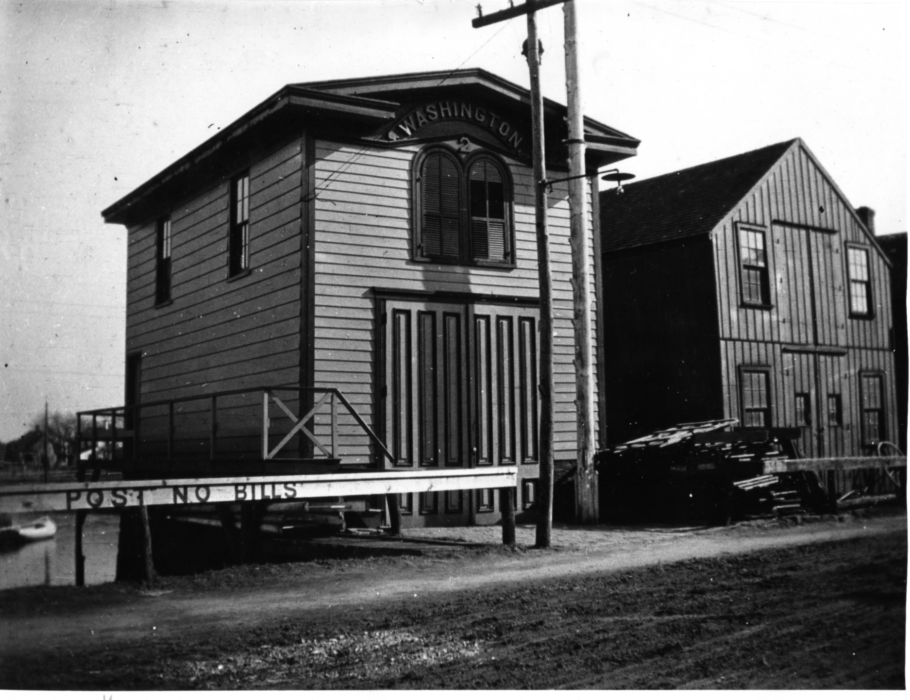 Washington Engine Company House Peconic Avenue, Riverhead - February 27, 1898